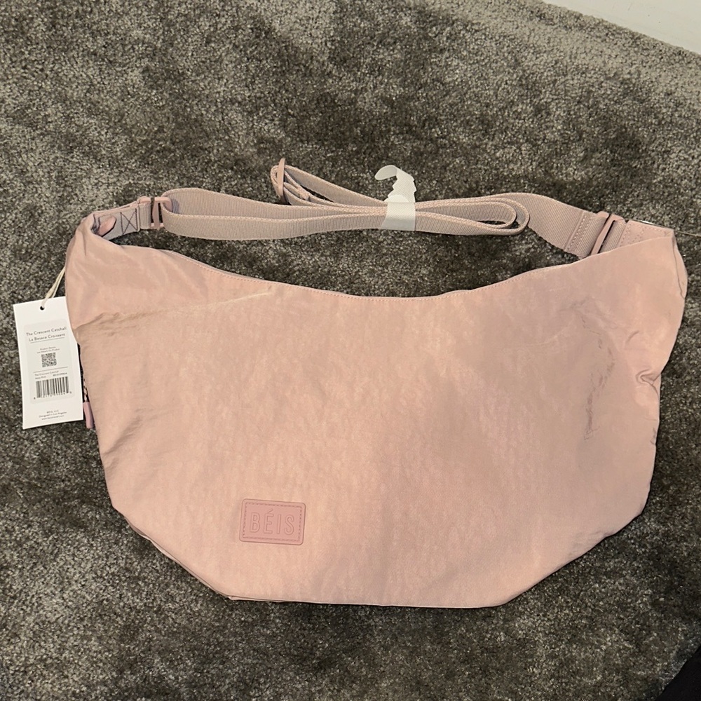 BEIS Soft Pink Crossbody Bag